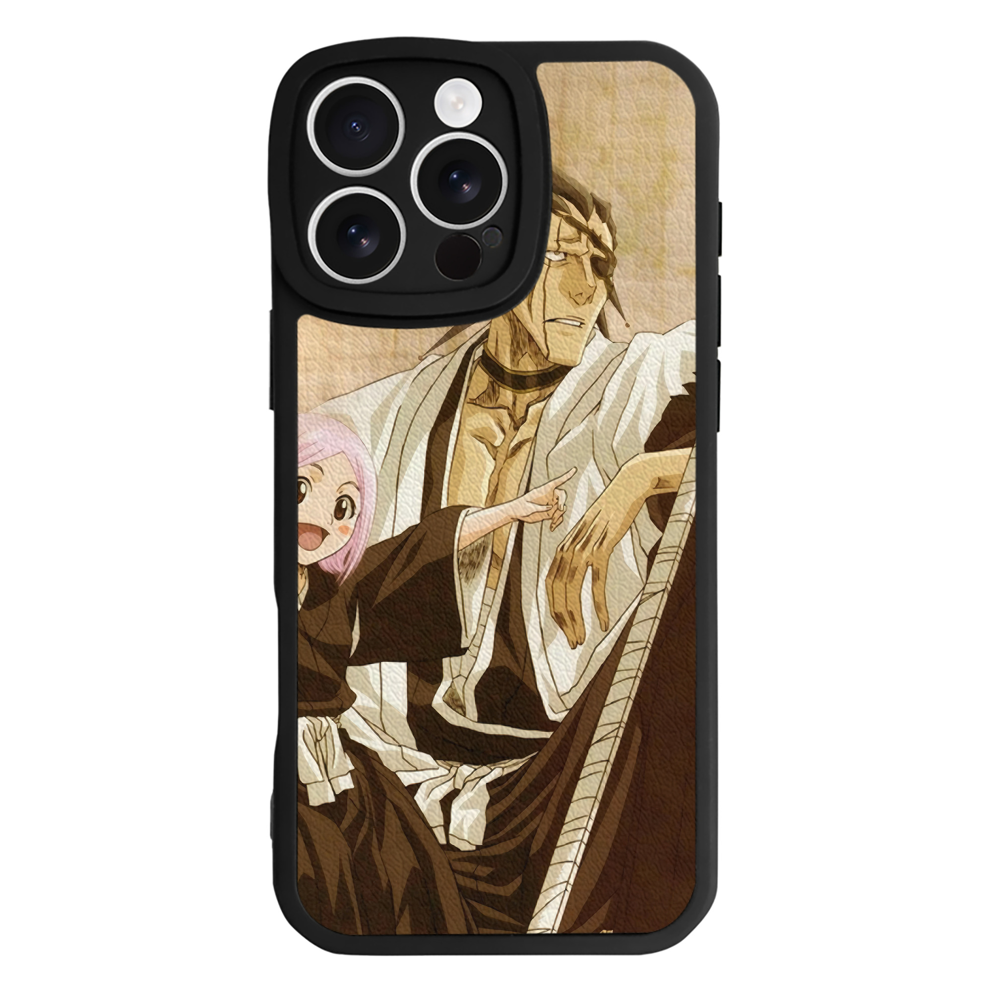 （画像用） ブリーチ BLEACH 【iPhone 16シリーズ対応】シリコンスマホケース（レザー調） 材質：シリコン
